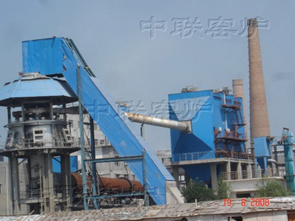 涼山Rotary furnace for magnesium reduction with heat exchanger